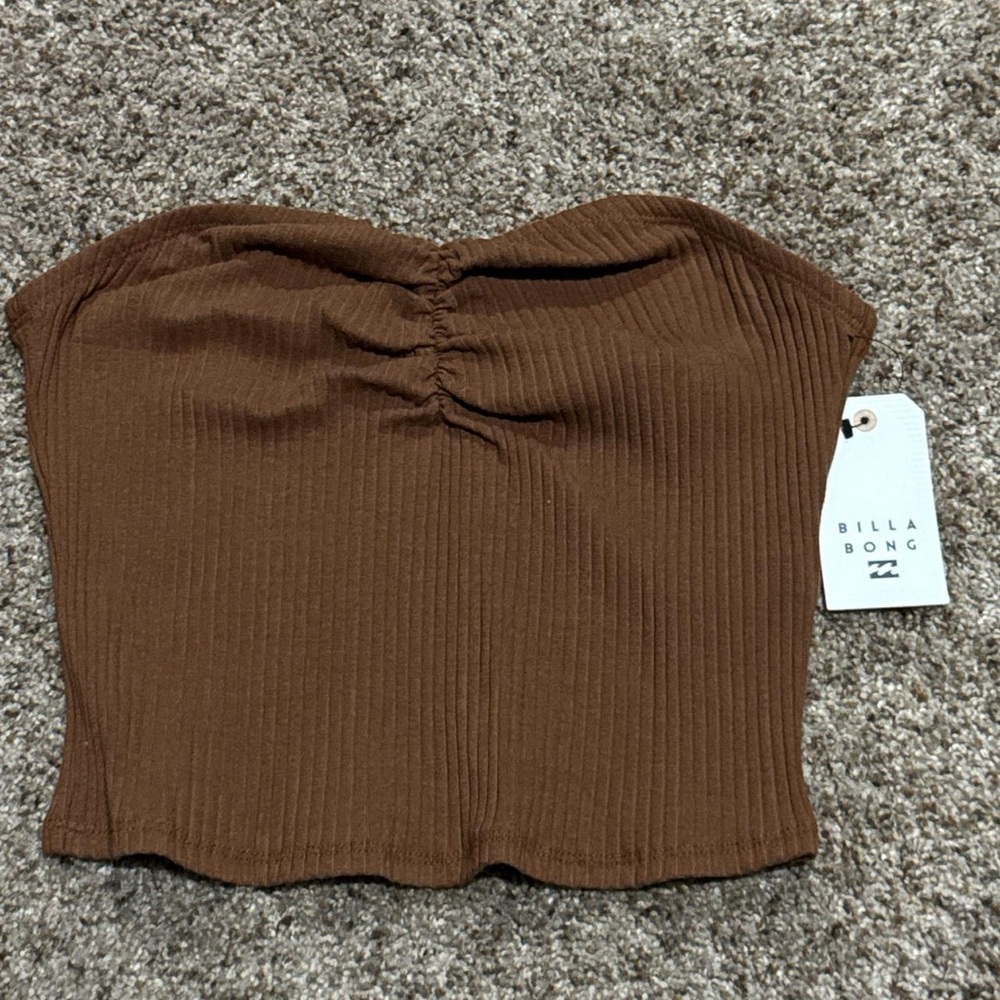 Billabong Chocolate Ribbed Top